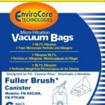 6 Fuller Brush Microfiltration Allergy Canister Vacuum Cleaner Bags — part 23 thumbnail