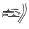 Kit, Commercial 1 1/2" 6Pc Metal Wand Plastic Tls