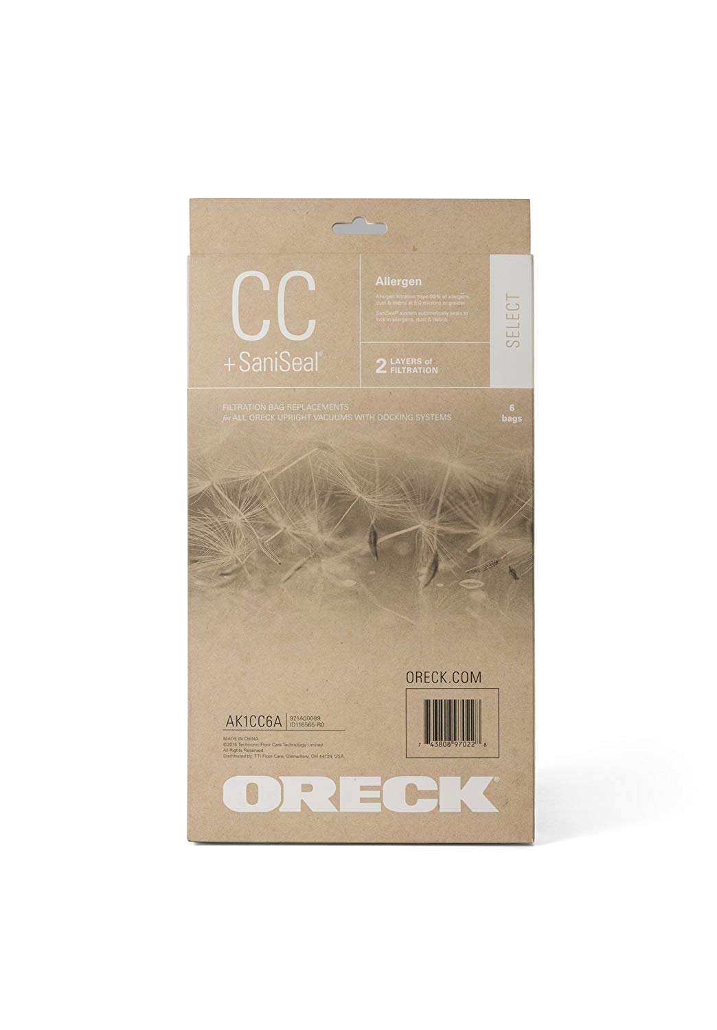 Oreck SUPERIOR HEPA Media Filtration Bags - Image 2