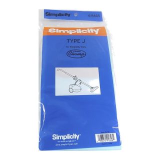 Simplicity Champ Type J Vacuum Bags S2-6