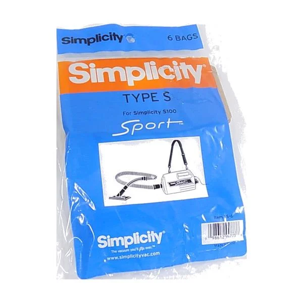 Simplicity Sport Paper Bags 6pk