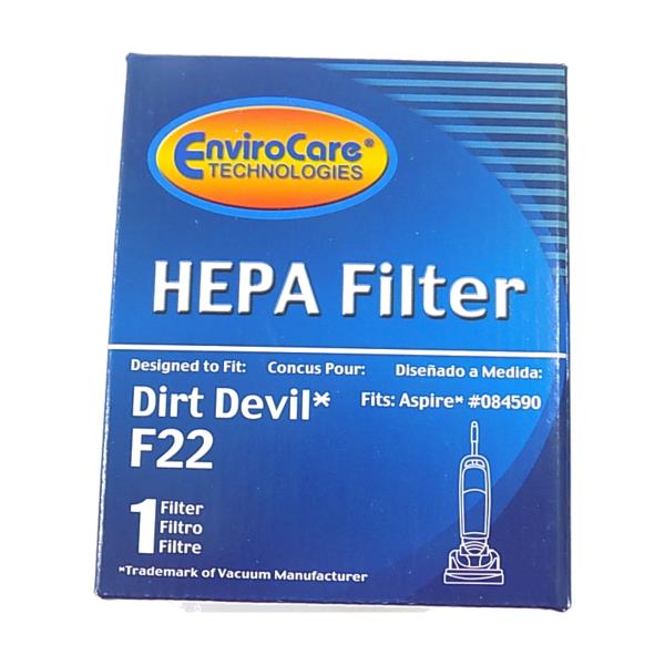 Dirt Devil Upright Vacuum Cleaner Style F-22 Hepa Filter