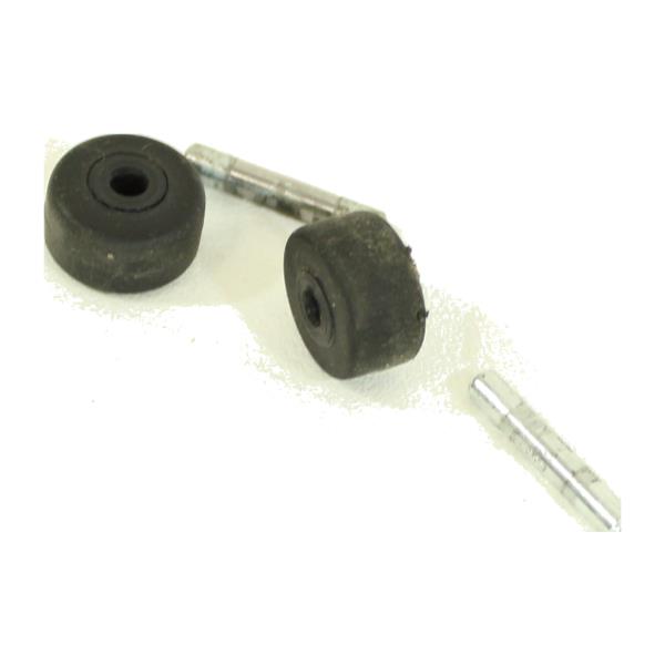 pre owned 2x Shark Navigator Front Roller Wheels + Pins for NV42, NV44,NV46, NV70, NV71