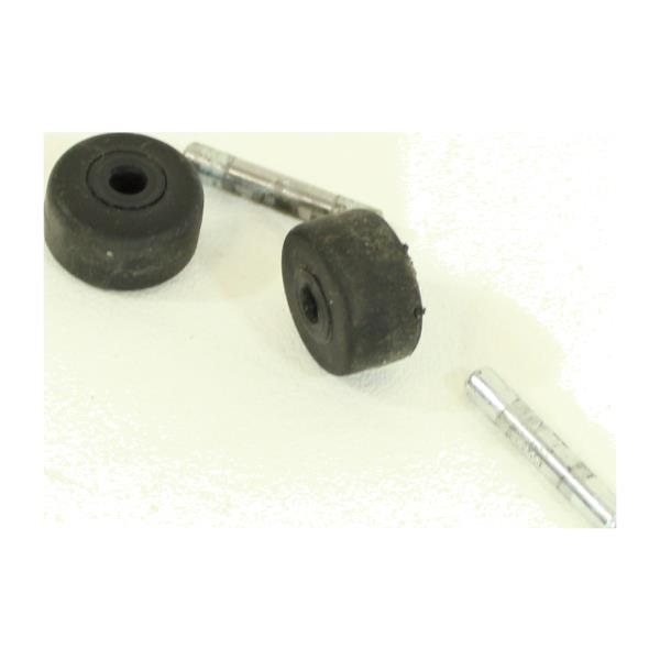 pre owned 2x Shark Navigator Front Roller Wheels + Pins for NV42, NV44,NV46, NV70, NV71