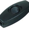 Black In Line Feed Through Rocker Switch