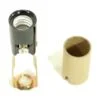 Candelabra Base Sockets - 3" High with Solid Hickey 1/8 ips female threads