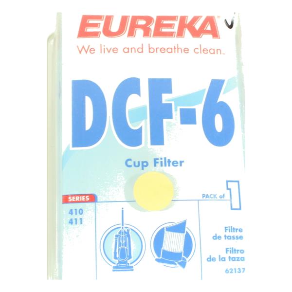 Eureka 62137 Style "DCF-6" Vacuum Dust Cup Filter