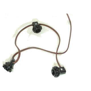 3-Light E12 Candelabra Lamp Socket Harness Set