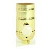 Stamped Brass Finish Full Range Dimmer Socket