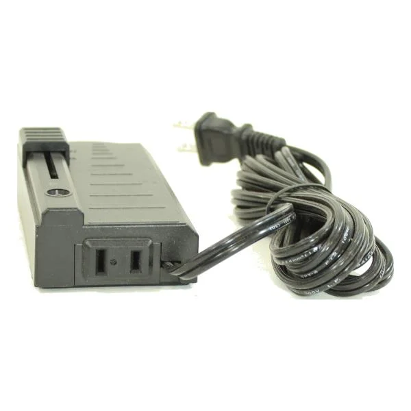 Full Range Foot Dimmer-Black Plug-in