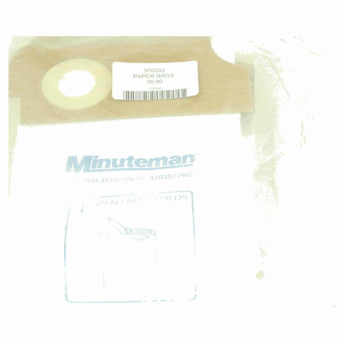 10 Pack) Minuteman MPV 370202 Micro-Lined Upright Bags. Also Fits Royal Commercial Upright Type S