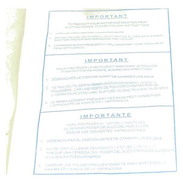 Eureka DVC Paper Bags Type N for Mighty Mite II - 3pk