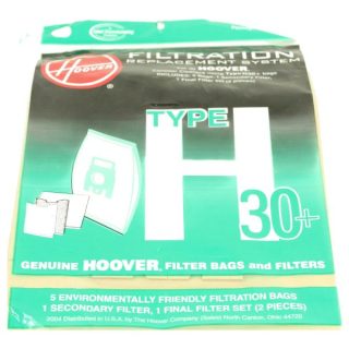Hoover 40101001 Vacuum Bag and Filter Set, Type H-30 Genuine Original Equipment Manufacutrer (OME) Part