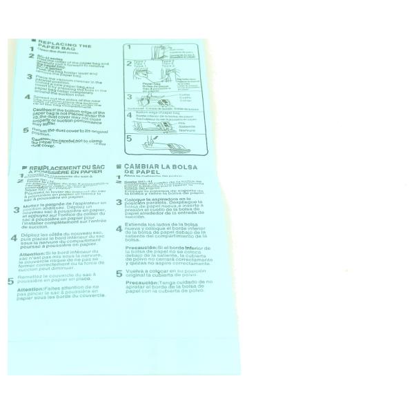 Paper Bag, Sanyo PU-1 Upright Microlined 9Pk