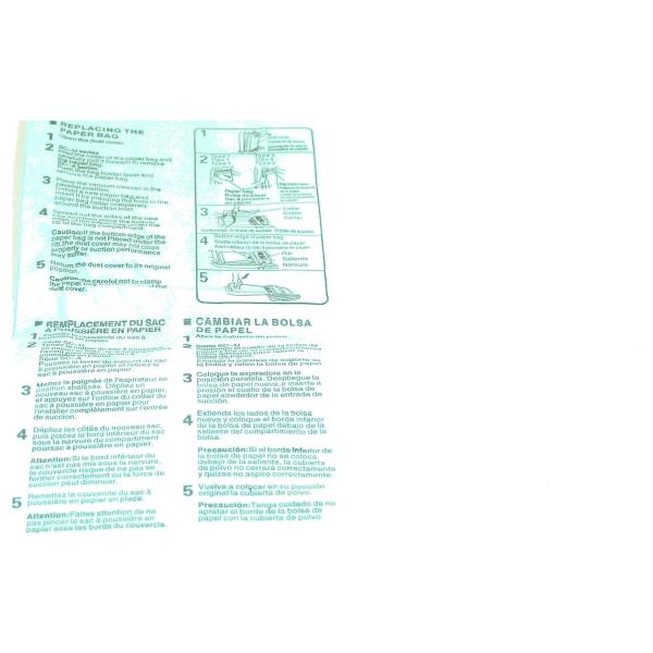 SANYO PU-1 UPRIGHT 99.7% MICROFILTRATION VACUUM CLEANER BAGS 3PK # 160