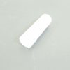 Plastic Candle Cover. Specifications include: 3" tall, 3/4" Inside Diameter, White Color, Fits over Candelabra Size Socket