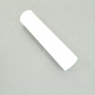 Plastic Candle Cover. Specifications include: 4" High, 3/4" Inside Diameter, Fits over Candelabra Size Socket, White Plastic.
