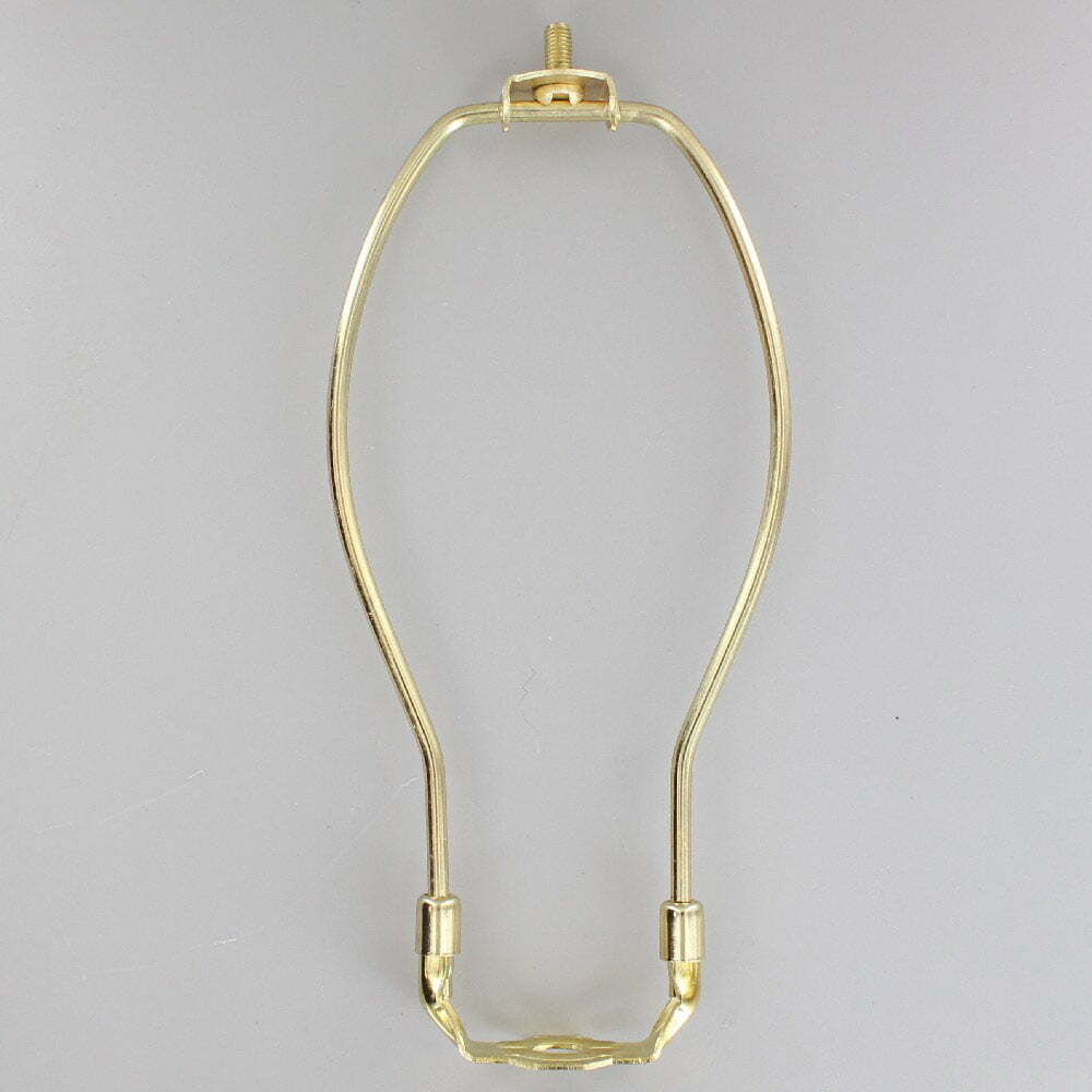 10" light duty brass harp and saddle
