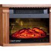Heat Surge Mini-Glo Efficiency Plus Touch Dark Oak with Remote