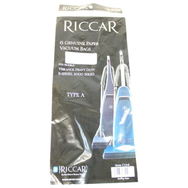 6 pack Riccar paper bags Type A