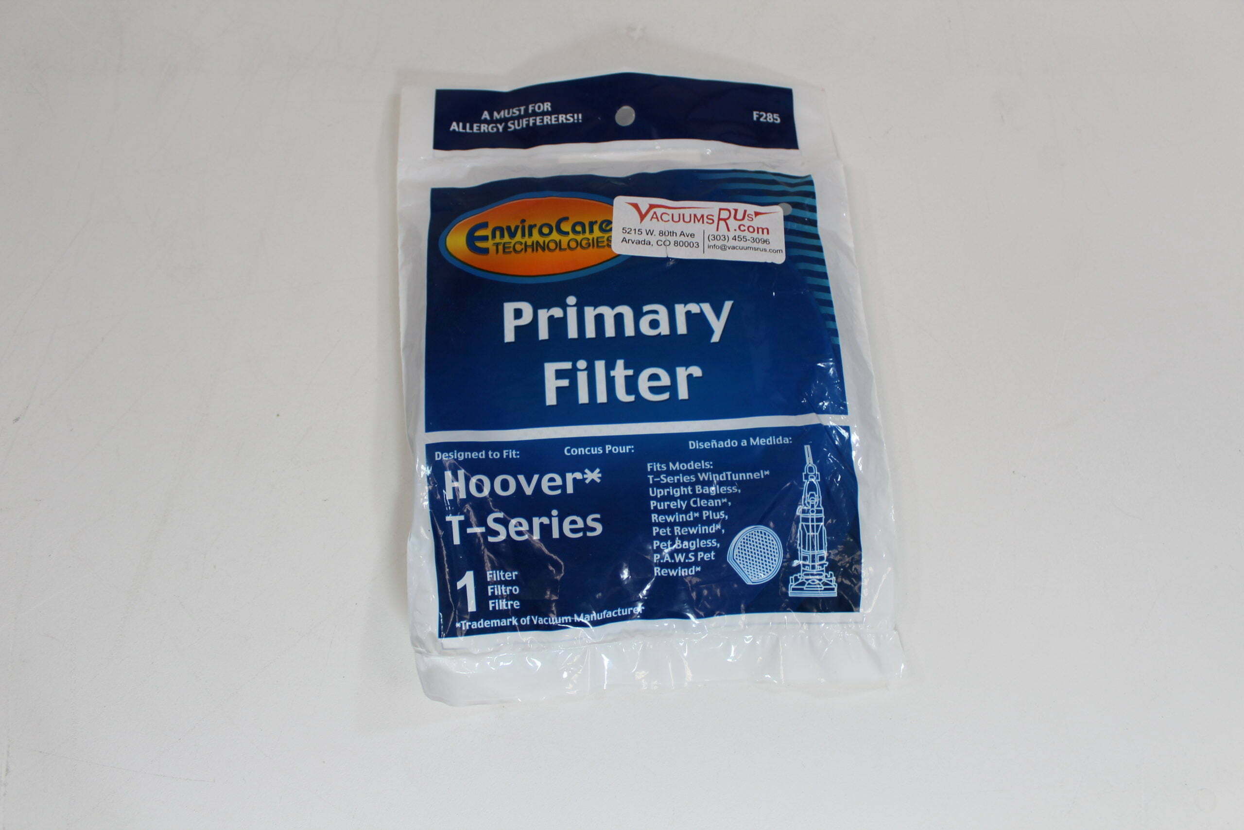 Hoover T Series Primary Vacuum Filter F285 for sale online 