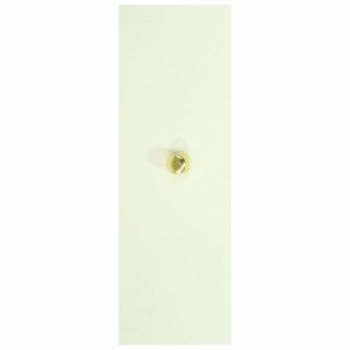 Gold finial 1/4" 1/4-27 UNS - 1/2in Tall Small Hat Finial - Brass Plated. Fits a Harp!