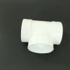 Short 90 degree Tee Central Vacuum PVC Fitting Pipe Tubing
