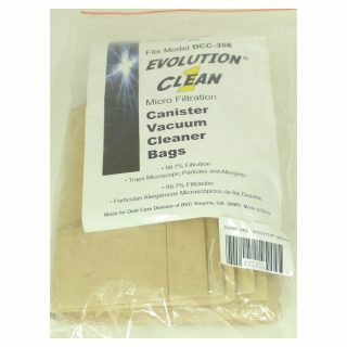 Dust Care Evolution Clean Paper Bags for DCC-358 Canister