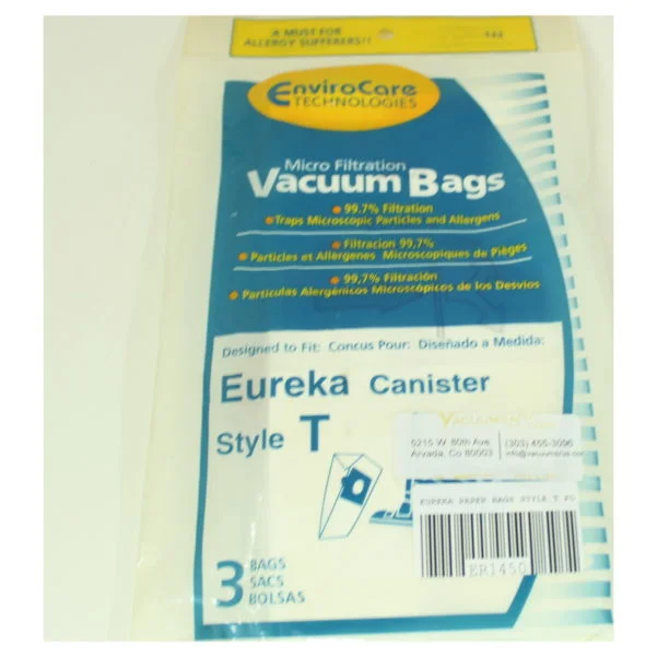 Eureka Paper Bags Style T for 970 980 Canisters 3pk