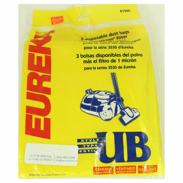 Eureka Paper Bags Type UB 3pk with Filter