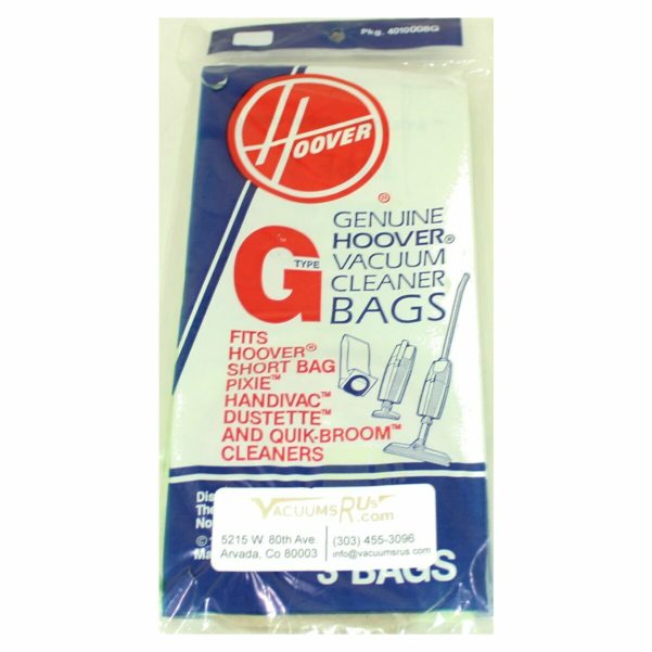 Hoover Type G Paper Bags 3pk for Broom Vacuum