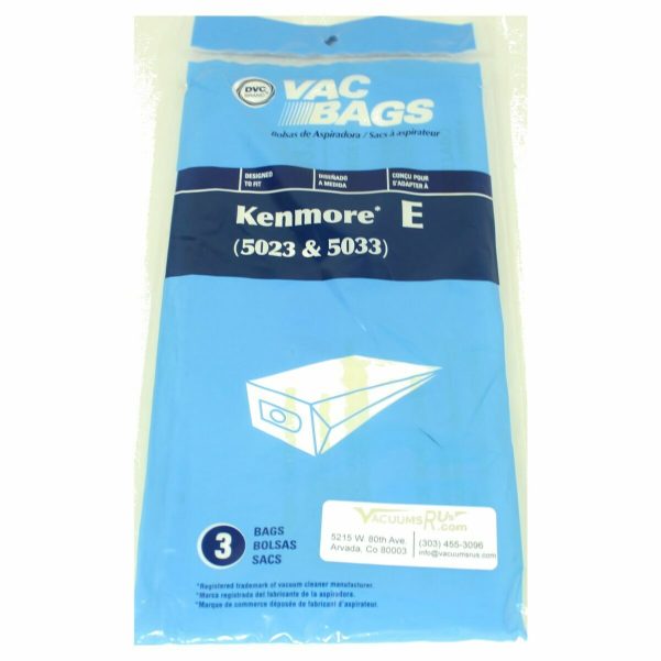 Kenmore Paper Bags Type E for 5033 3pk