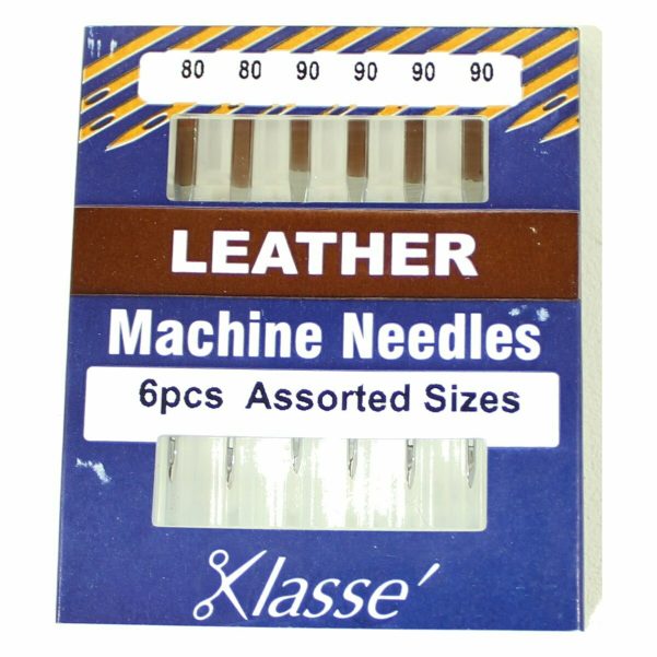 Klasse Leather 80/12 90/14 Sewing Machine Needles 6pk