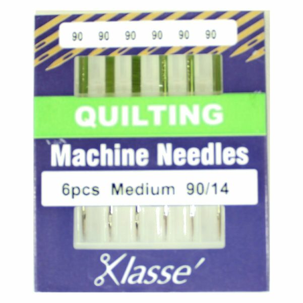 Klasse Quilting 90/14 Sewing Machine Needles 6pk