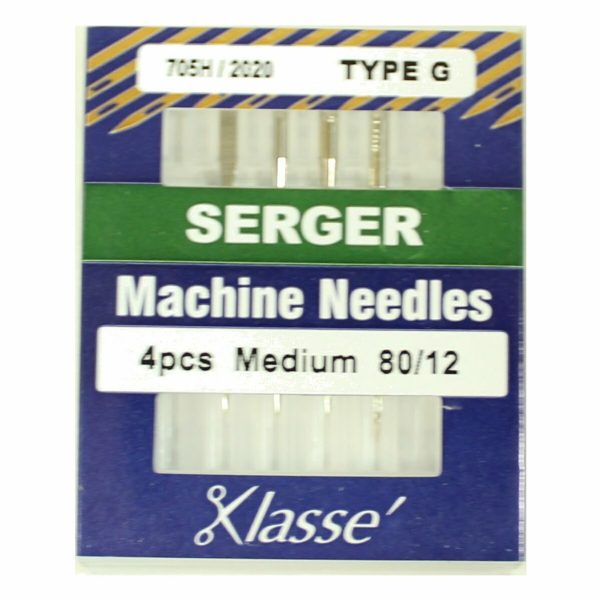 Klasse Serger 170G 80/12 Sewing Machine Needles 4pk