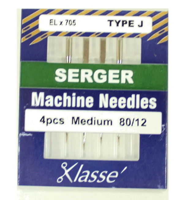 Klasse Serger 170J 80/12 Sewing Machine Needles 4pk
