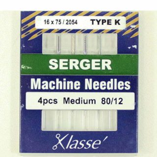 Klasse Serger 170K 80/12 Sewing Machine Needles 4pk