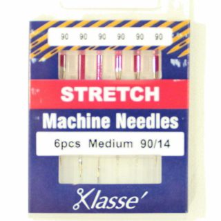 Klasse Stretch 90/14 Sewing Machine Needles 6pk