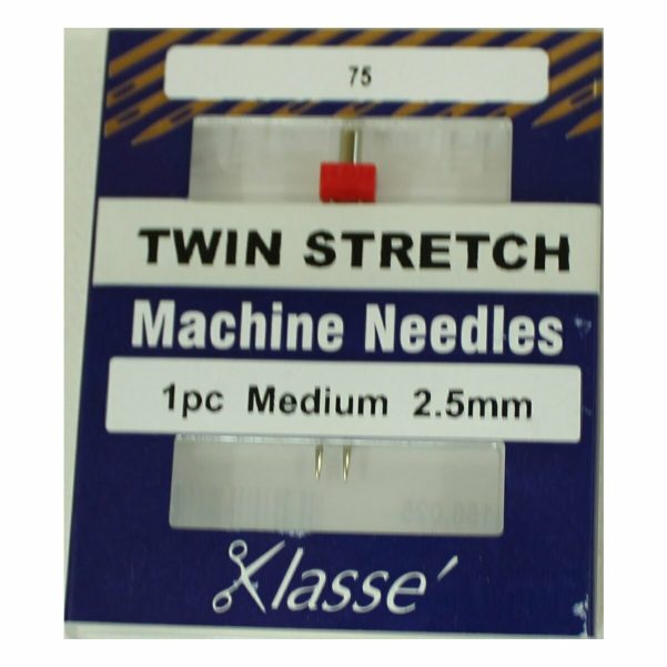 Klasse Twin Stretch 2mm/75 Sewing Machine Needle 1pk