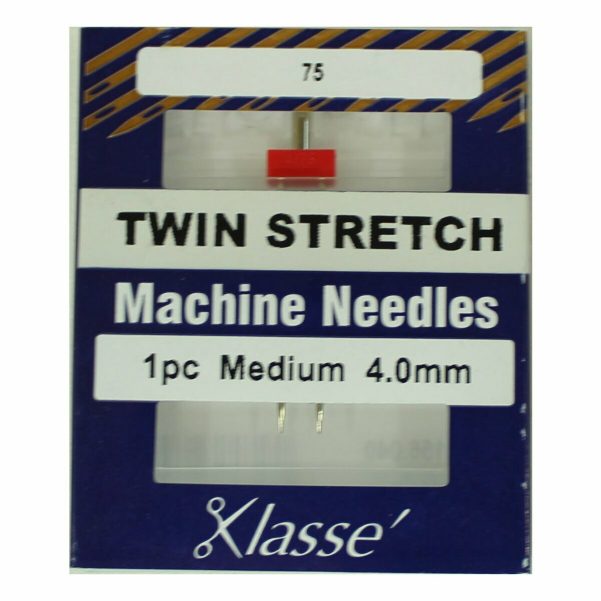 Klasse Twin Stretch 4mm/75 Sewing Machine Needle 1pk