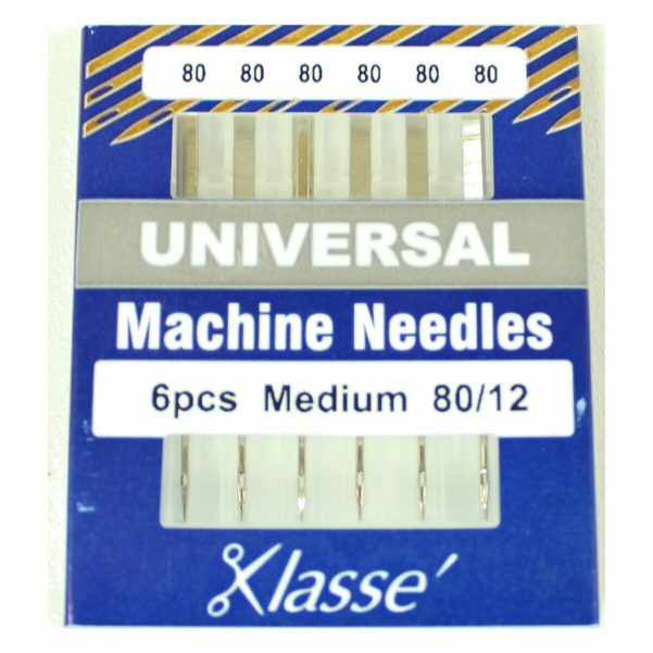 Klasse Universal 80/12 Sewing Machine Needles 6pk