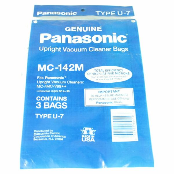 Panasonic Paper Bags for U7 3pk
