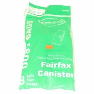 Paper Bags for Fairfax Canister Vacuums 3pk
