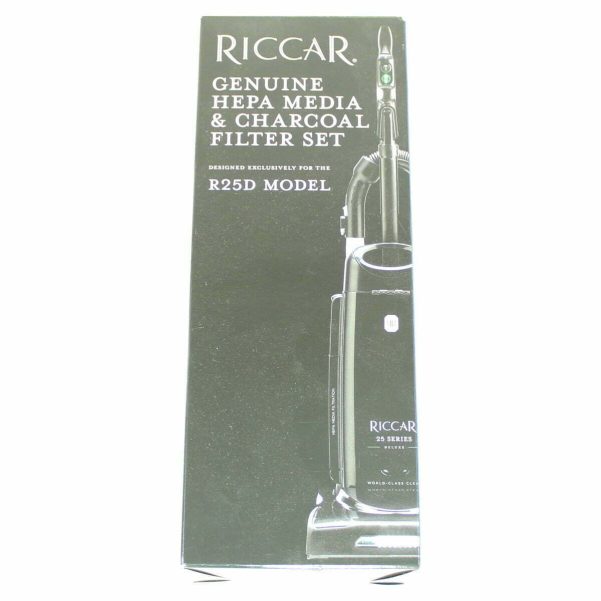 Riccar R25D HEPA Media and Charcoal Filter Set