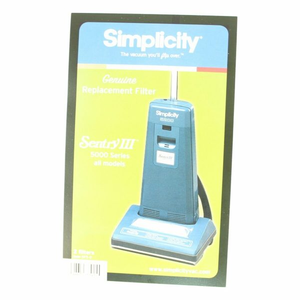 Simplicity Genuine Replacement Filter for Sentry III 5000 Series (Pack of 2)