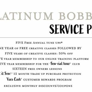 Platinum bobbin service plan