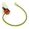 Switch, Black Push Button Uprt/Canister 2 Wire
