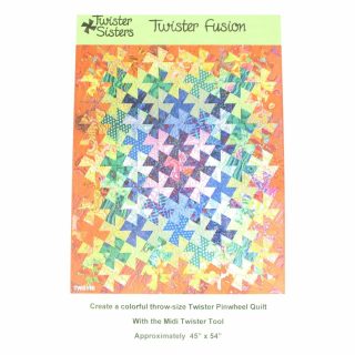 Twister Fusion Pattern - Vibrant Throw