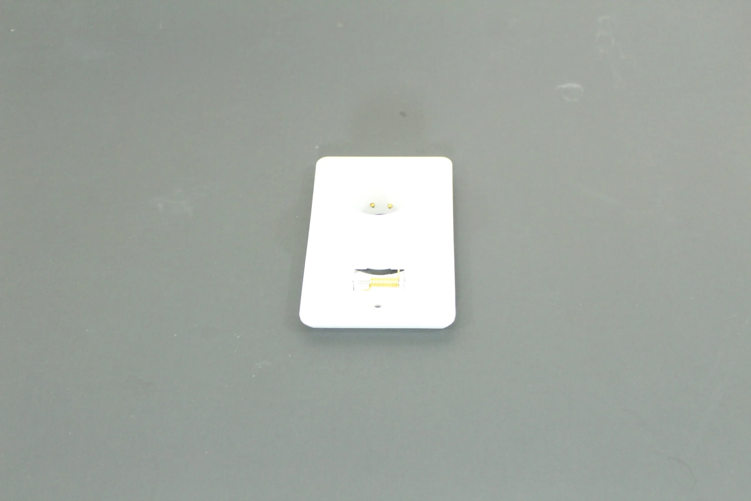 Central Vac Plastic Inlet Cover - White