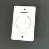 Central Vac Plastic Inlet Cover - White